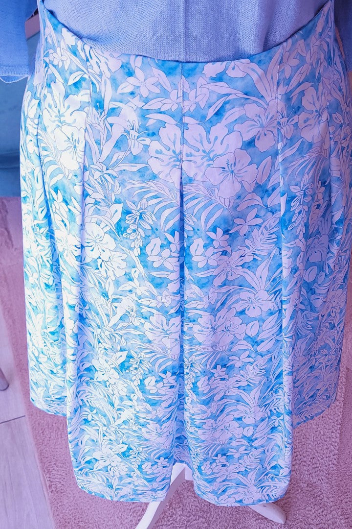 Weiter Rock "Summer" mit Blumenprint