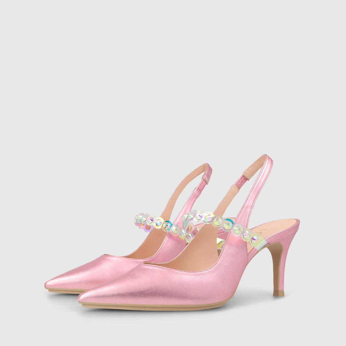 Lodi Slingpumps Elux in rosa metallic Größen 35-42